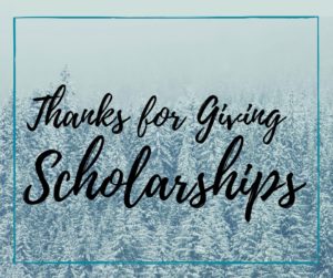 Thanks for Giving Scholarship Auction