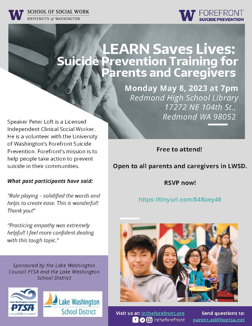 Forefront Suicide Prevention - University of Washington