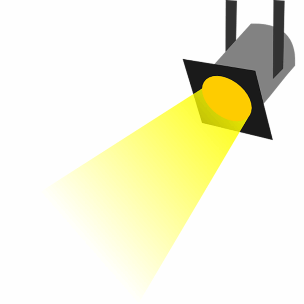 A spotlight